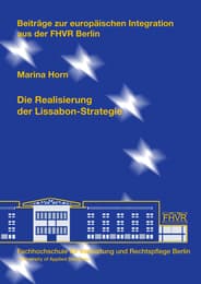 Cover von Die Realisierung der Lissabon-Strategie