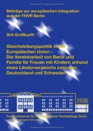 Cover von Gleichstellungspolitik in der Europäischen Union
