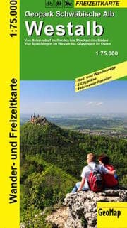 Cover von Westalb, Geopark Schwäbische Alb, Rad- und Freizeitkarte