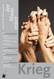 Cover von Der Blaue Reiter. Journal für Philosophie / Krieg