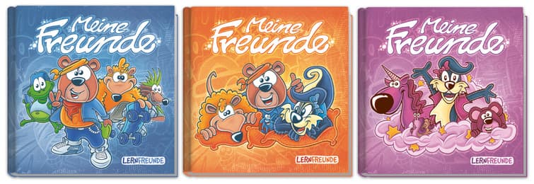 Cover von Lernfreunde: Freundebuch 'Meine Freunde' - (sortierte Farben)
