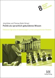 Cover von Politik als sprachlich gebundenes Wissen