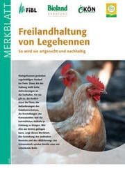 Cover von Freilandhaltung von Legehennen