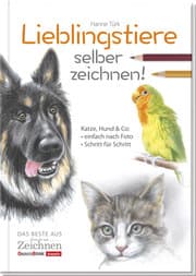 Cover von Lieblingstiere selber zeichnen!