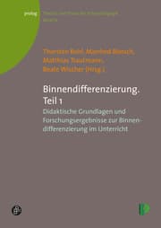 Cover von Binnendifferenzierung. Teil 1