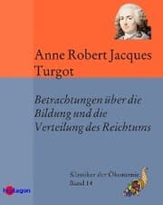 Cover von Betrachtungen über die Bildung und die Verteilung des Reichtums