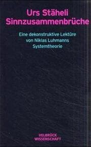 Cover von Sinnzusammenbrüche