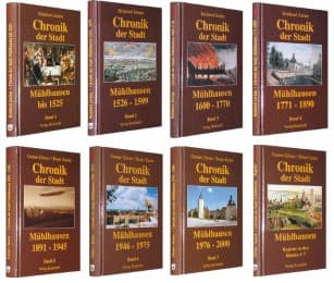 Cover von Gesamtausgabe: Chronik der Stadt Mühlhausen 1 bis 8