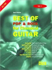 Cover von Best of Pop & Rock for Classical Guitar Vol. 1