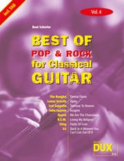 Cover von Best of Pop & Rock for Classical Guitar Vol. 4