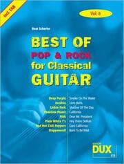 Cover von Best of Pop & Rock for Classical Guitar Vol. 8