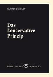 Cover von Das konservative Prinzip