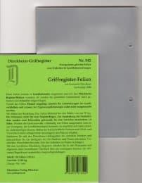 Cover von Griffregister-Folien Nr. 542