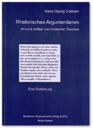Cover von Rhetorisches Argumentieren im Licht antiker und moderner Theorien