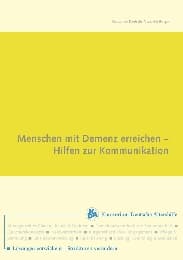 Cover von Menschen mit Demenz erreichen - Hilfen zur Kommunikation