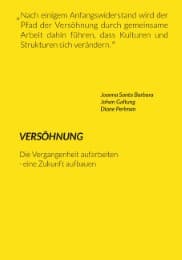 Cover von Versöhnung