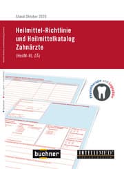 Cover von Heilmittel-Richtlinie und Heilmittelkatalog Zahnärzte 2020