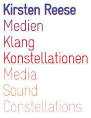 Cover von Medien, Klang, Konstellationen