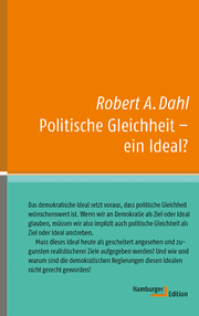 Cover von Politische Gleichheit - ein Ideal?