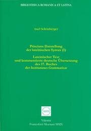 Cover von Priscians Darstellung der lateinischen Syntax (I)