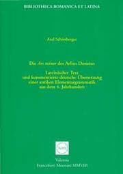 Cover von Die Ars minor des Aelius Donatus