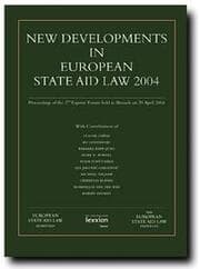 Cover von New Developments in European State Aid Law 2004