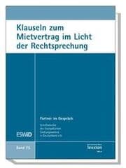 Cover von Klauseln zum Mietvertrag im Licht der Rechtsprechung