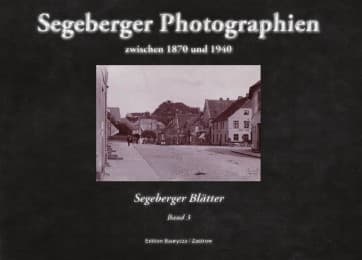 Cover von Segeberger Photographien zwischen 1870 und 1940