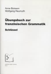 Cover von Übungsbuch zur französischen Grammatik