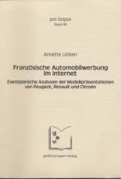 Cover von Französische Automobilwerbung im Internet