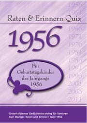 Cover von Raten und Erinnern Quiz 1956
