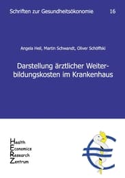 Cover von Darstellung ärztlicher Weiterbildungskosten im Krankenhaus