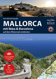 Cover von Motorrad Reiseführer Mallorca mit Ibiza & Barcelona
