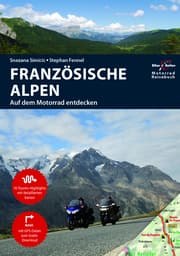Cover von Motorrad Reiseführer Französische Alpen - Karten Bundle