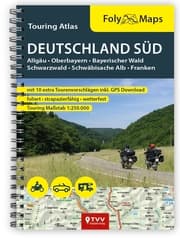Cover von FolyMaps Touringatlas Deutschland Süd