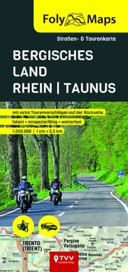 Cover von FolyMaps Bergisches Land - Rhein - Taunus 1:250 000