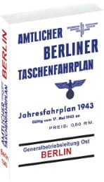 Cover von Amtlicher Berliner Taschenfahrplan Berlin - Jahresfahrplan 1943