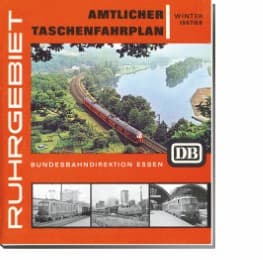 Cover von Amtlicher Taschenfahrplan Ruhrgebiet Winter 1967/68