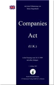 Cover von Companies Act U.K.