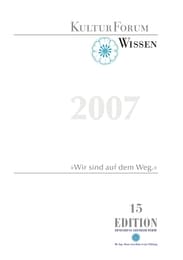 Cover von Kultur-Forum Wissen 2007