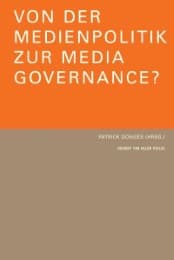 Cover von Medienpolitik und Media Governance
