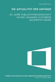 Cover von Die Aktualität der Anfänge