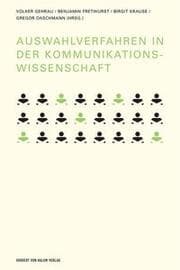 Cover von Auswahlverfahren in der Kommunikationswissenschaft