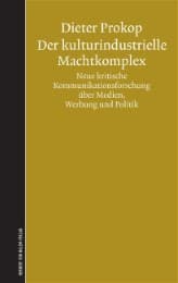 Cover von Der kulturindustrielle Machtkomplex