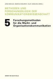 Cover von Forschungsmethoden für die Markt- und Organisationskommunikation