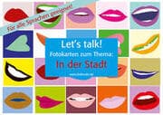 Cover von Let's Talk! Fotokarten 'In der Stadt' - Let's Talk! Flashcards 'In the City'