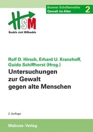 Cover von Untersuchungen zur Gewalt gegen alte Menschen