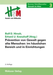 Cover von Prävention von Gewalt gegen alte Menschen im häuslichen Bereich und in Einrichtungen