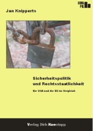 Cover von Sicherheitspolitik und Rechtsstaatlichkeit