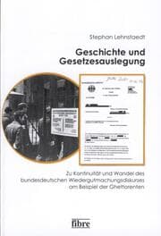 Cover von Geschichte und Gesetzesauslegung